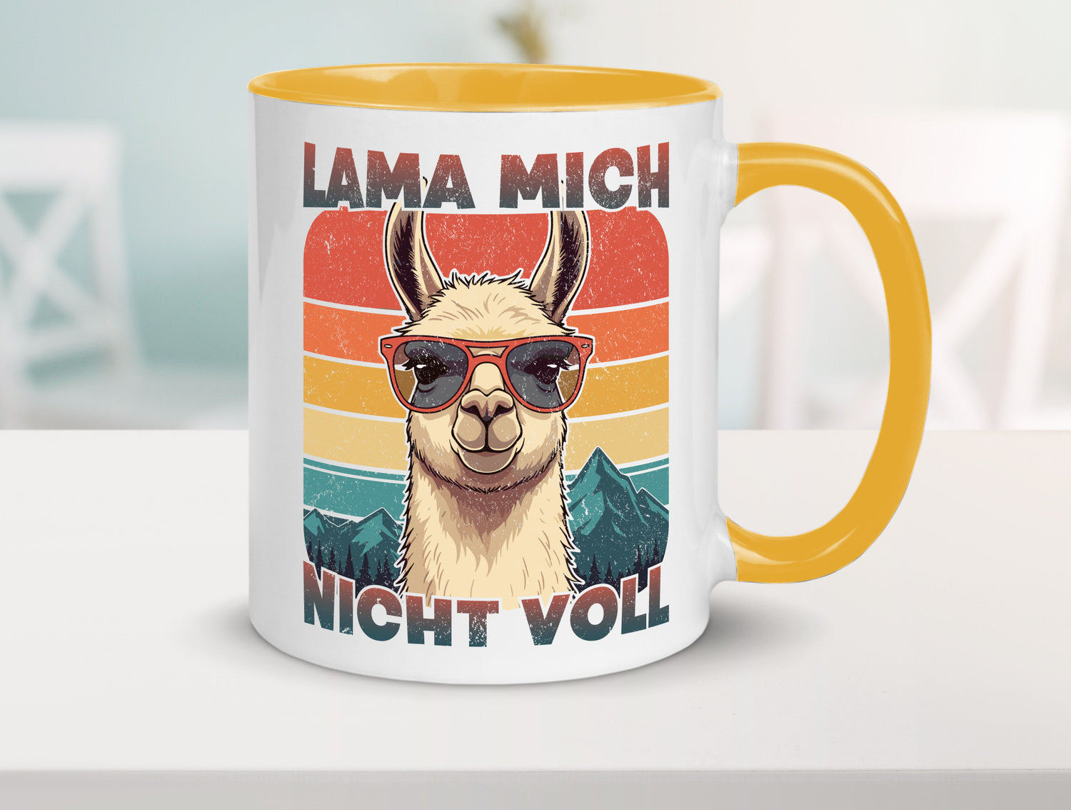 Lama mich nicht voll | Alpaka Kamel Retro lustig Humor Geschenkidee Geschenk