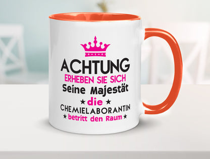Seine Majestät Chemielaborantin | Laborantin Chemie Humor Geschenkidee Tasse