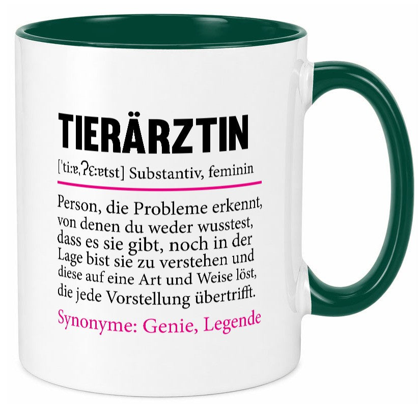 Tierärztin | Mediziner lustiger Spruch Tiermedizin Humor Tierliebhaber Tasse
