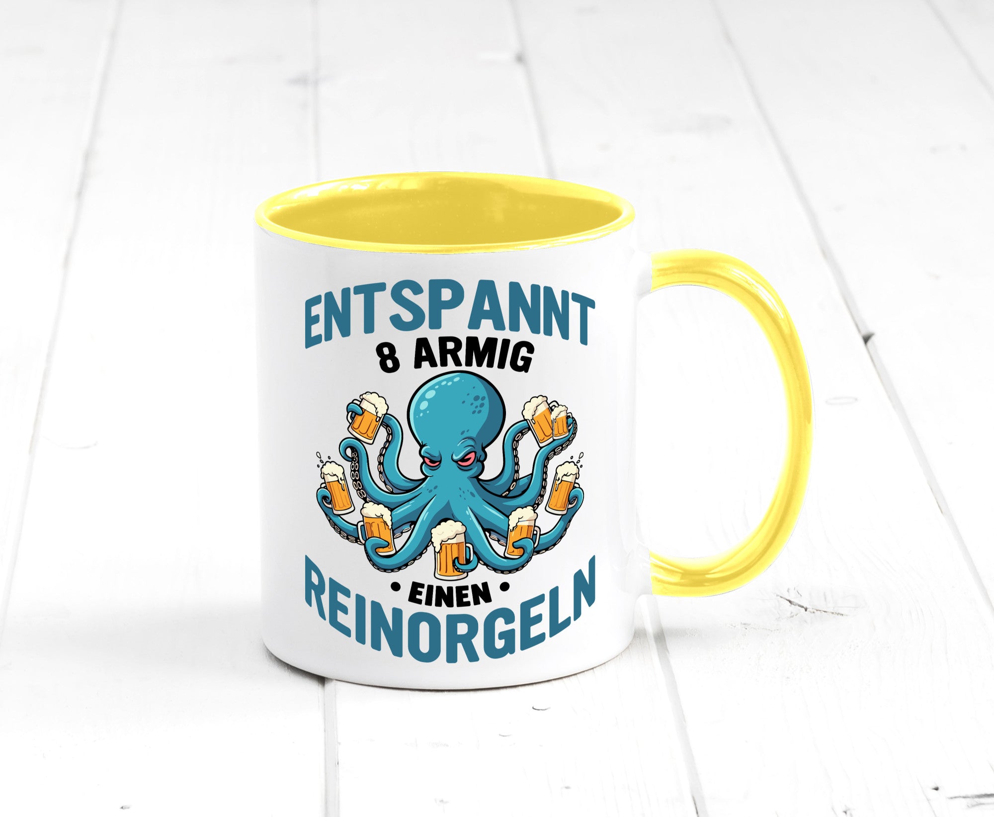 Entspannt 8 armig einen reinorgeln | Saufen Party v2 lustiger Spruch Geschenk