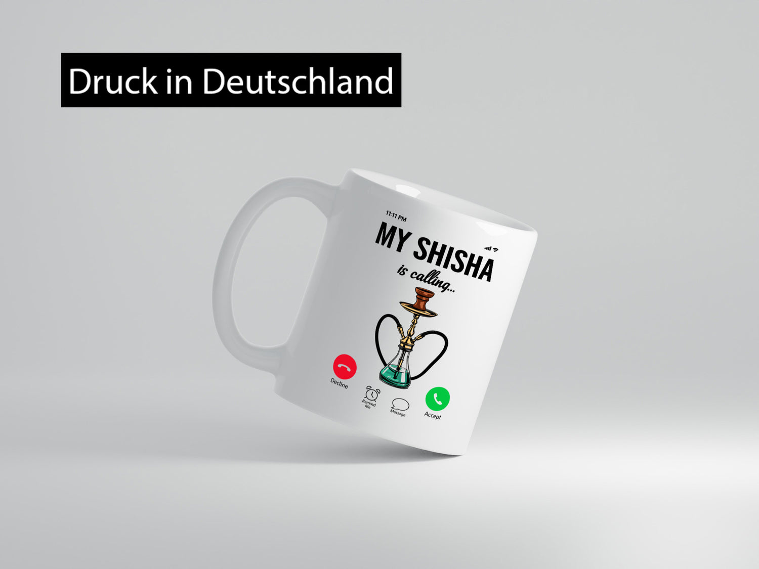 Sisha ruft an | Shisha Shishaliebhaber lustiger Spruch Geschenk Humor