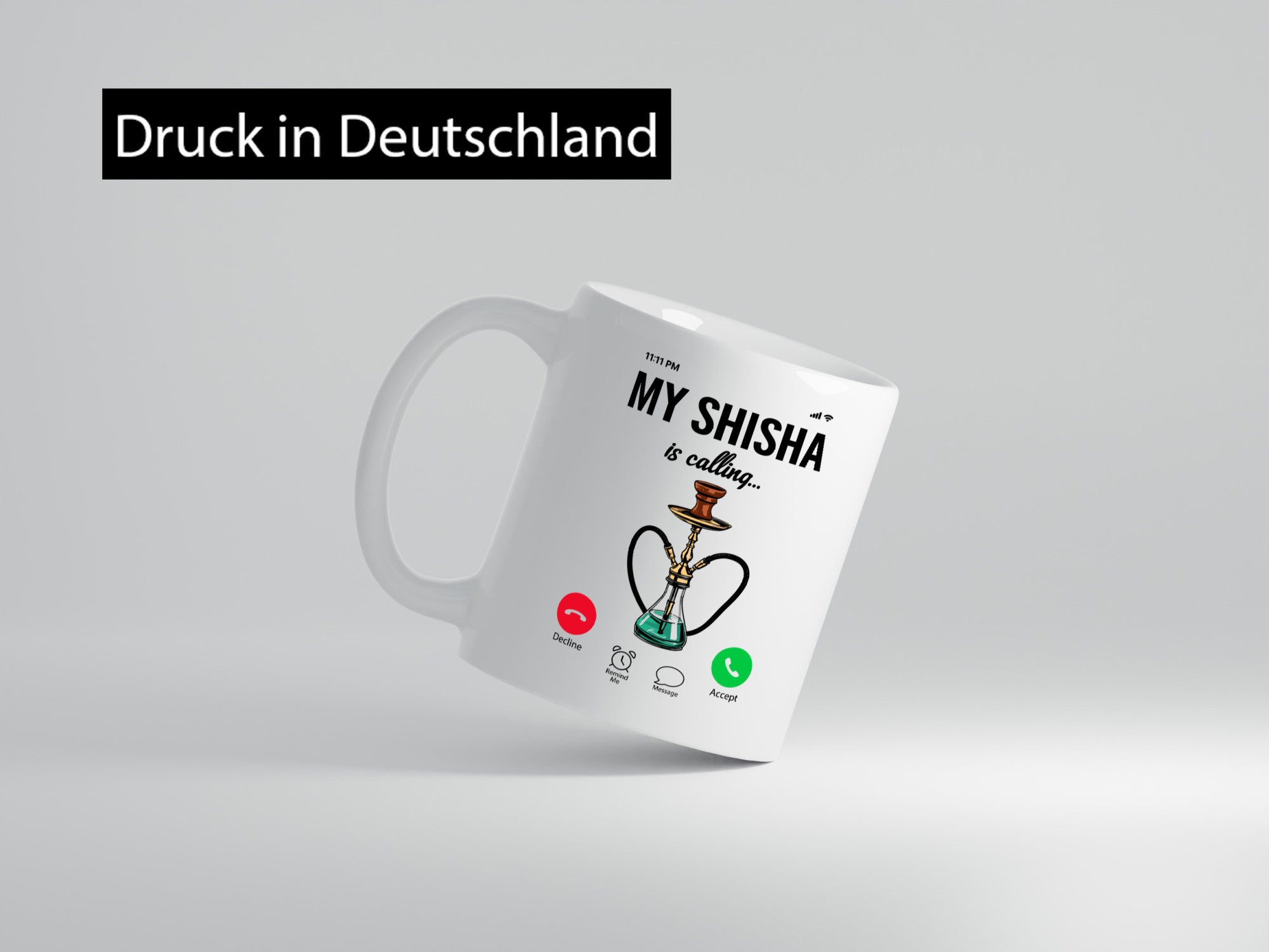 Sisha ruft an | Shisha Shishaliebhaber lustiger Spruch Geschenk Humor