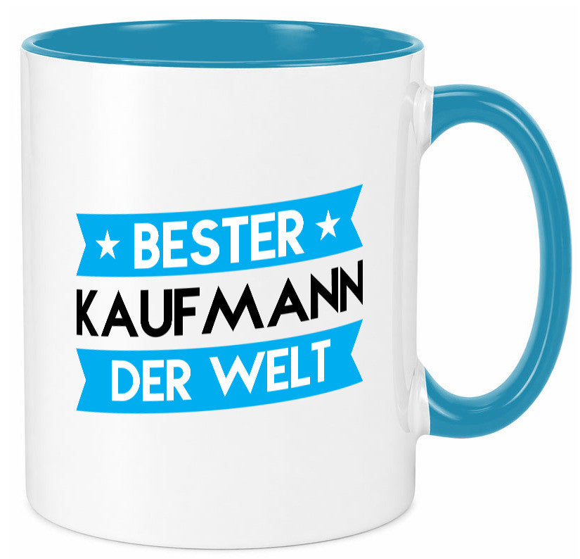 Bester Kaufmann Kaufmänner lustiger Spruch Geschenk Humor Geschenkidee Tasse