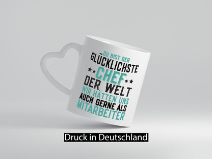 Glücklichste Chef der Welt | Lieblingskollege Mitarbeiter Geschenkidee Arbeit