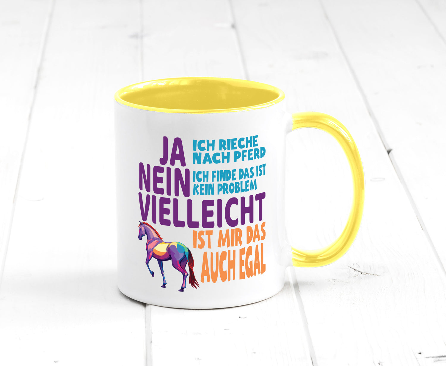 Ja ich Rieche nach Pferd | Reiten Pferdestall lustiger Spruch Geschenk Humor