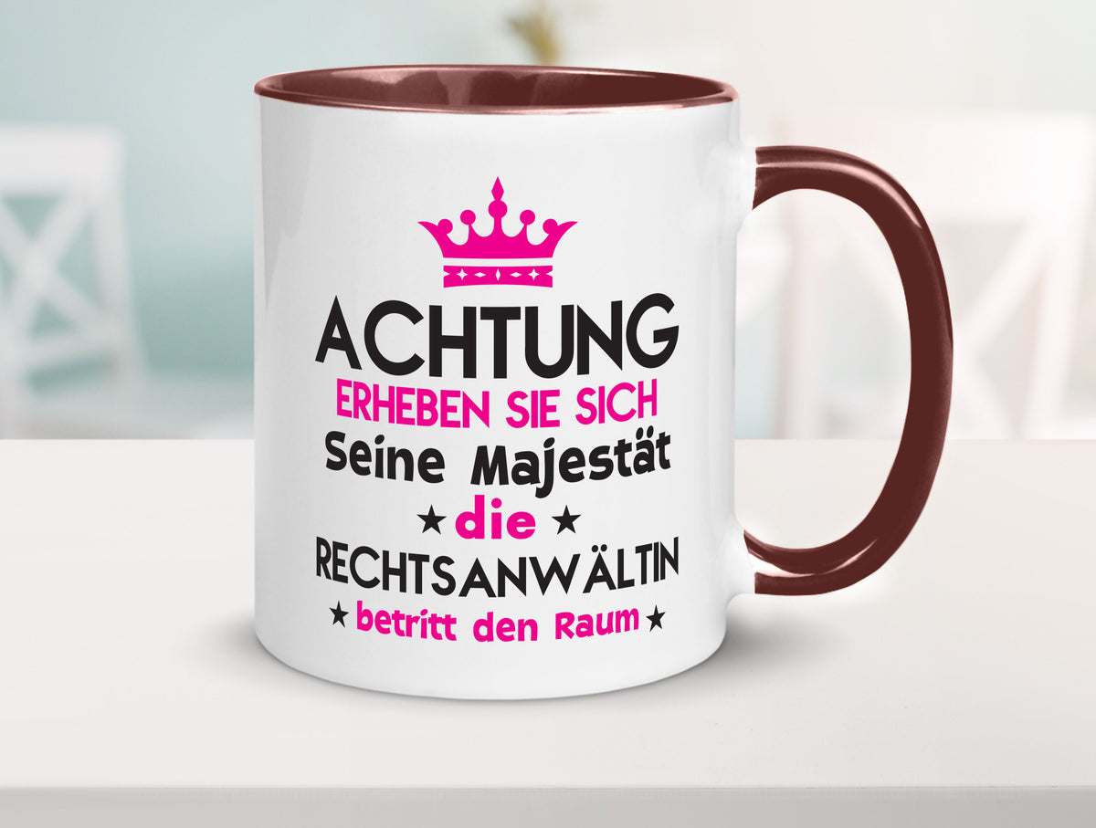 Seine Majestät Rechtsanwältin | Jurstin Anwältin Humor Geschenkidee Tasse