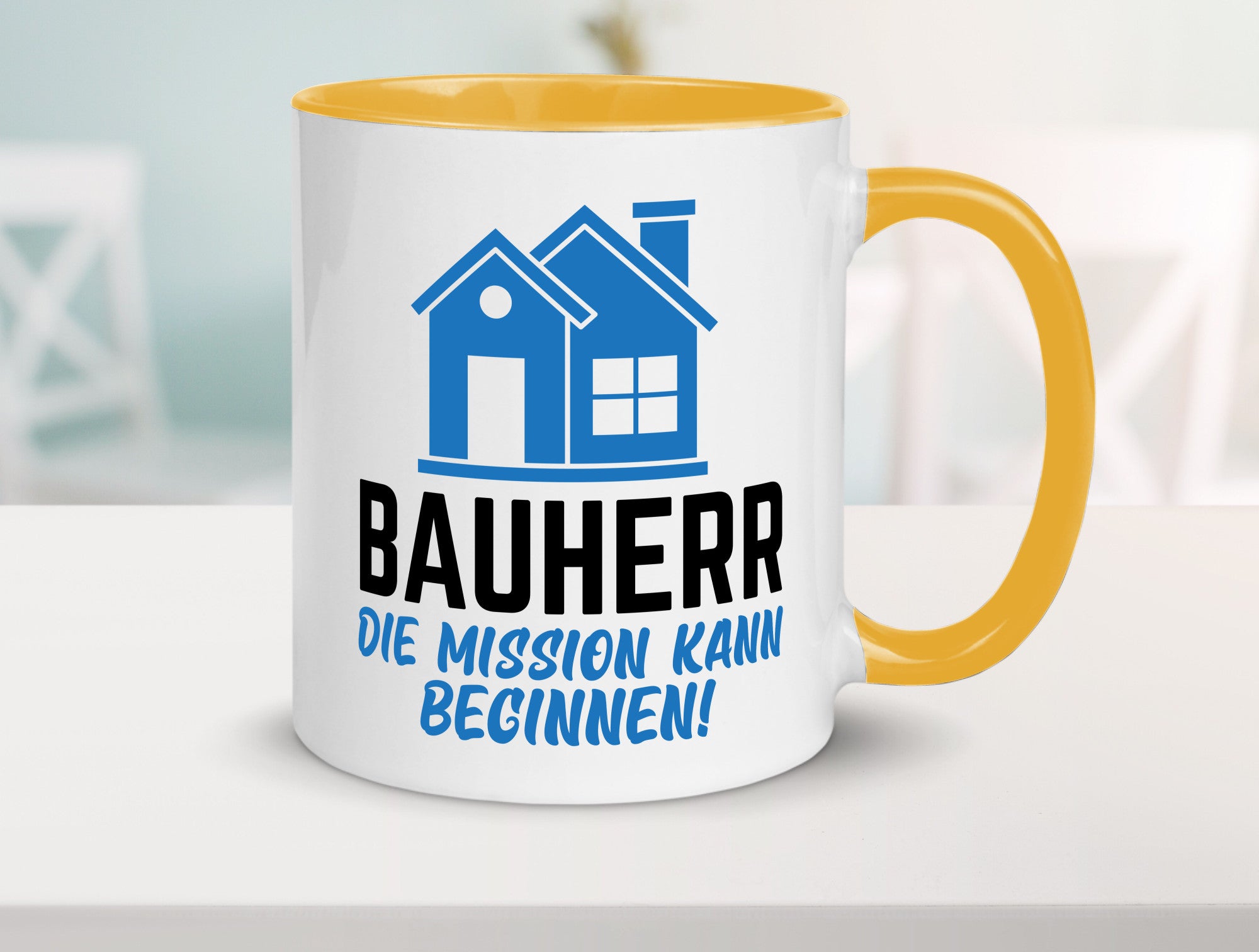 Bauherr | Die mission kann beginnen Bauherren lustiger Spruch Geschenk Humor