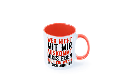 Wer nicht mit mir auskommt | Selbstbewusst witziger Spruch Geschenkidee Humor
