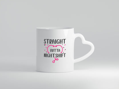 Straight outta Nightshift | Stethoskop Krankenhaus lustiger Spruch Geschenk