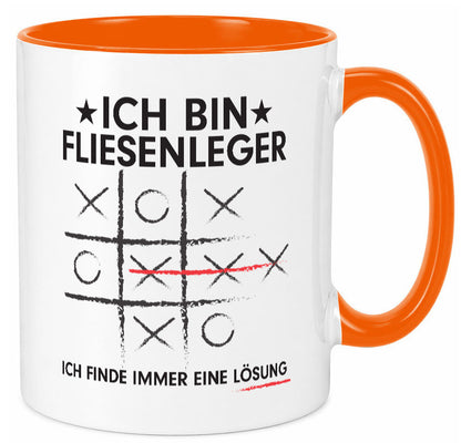 Lösung finden: Fliesenleger | Fliesenlegen Bau Geschenk Humor Geschenkidee