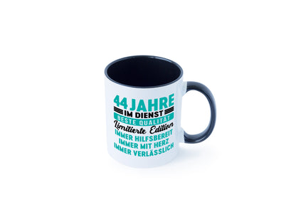44 Jahre im Dienst | Jubiläum Arbeit v5 lustig Kollegen Büro Geschenk Tasse