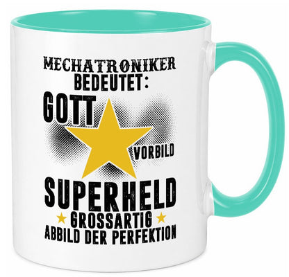 Bedeutung von Mechatroniker | KFZ Geschenkidee Humor Tasse
