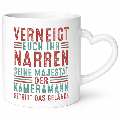 Verneigt euch: Kameramann | Kamera Geschenk Humor Geschenkidee lustiger Spruch