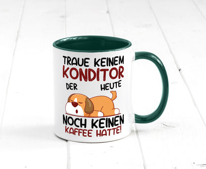 Traue keinem Konditor | Konditorei Humor Geschenkidee Tasse