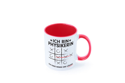 Löse Probleme: Physikerin | Physik Humor Geschenkidee Tasse