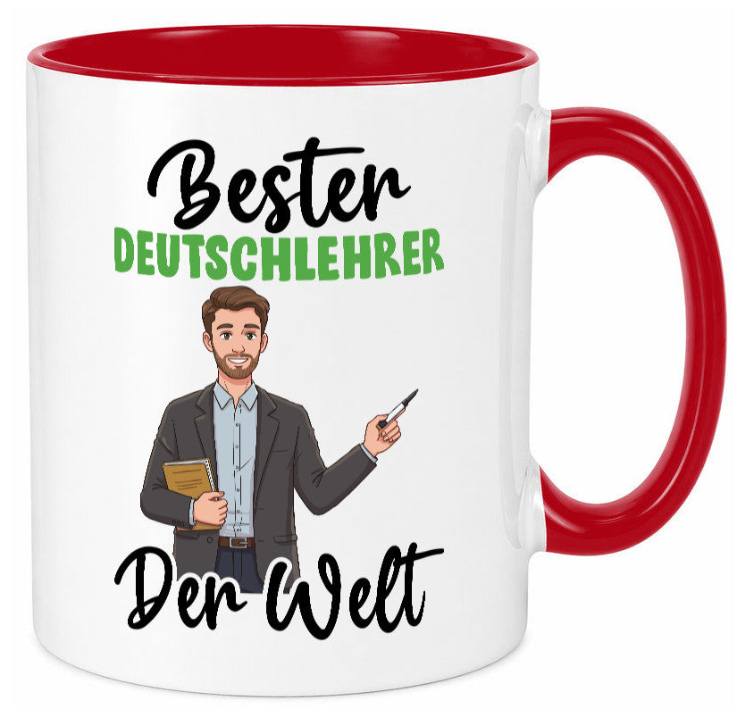 Bester Deutschlehrer | Lehrer Schule v2 lustiger Spruch Geschenk Humor