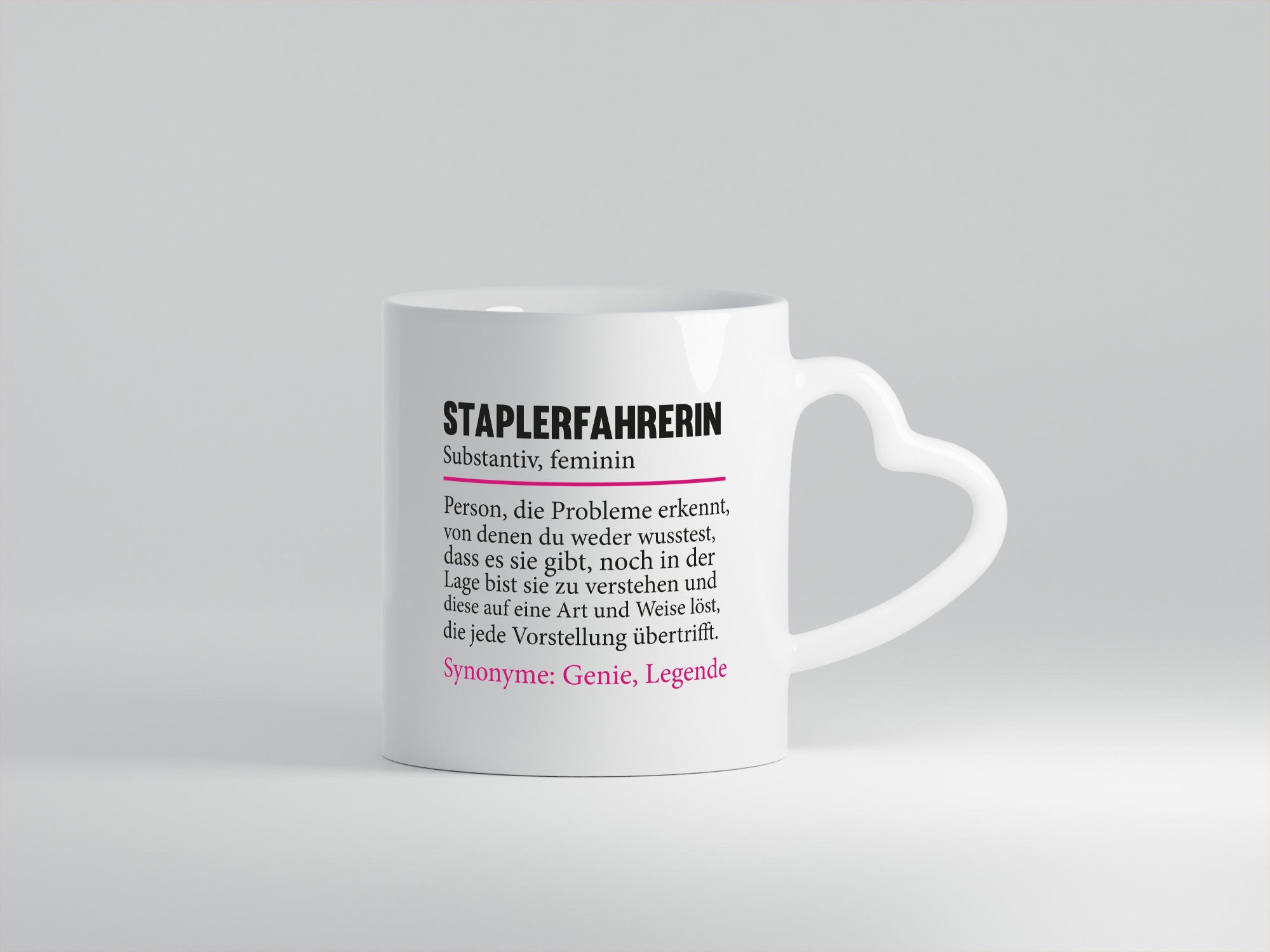 Staplerfahrerin | Gabelstapler Spruch Beruf Humor lustig Arbeit Kollegen Büro