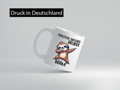 Coolster Großer Bruder | Faultier Bääm kinder Geschenk Tierliebhaber Humor