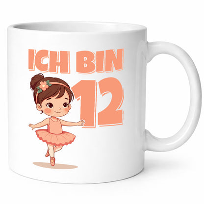 12 Geburtstag | Jahre Ballerina Mädchen Ballet Geschenkidee Humor Tasse
