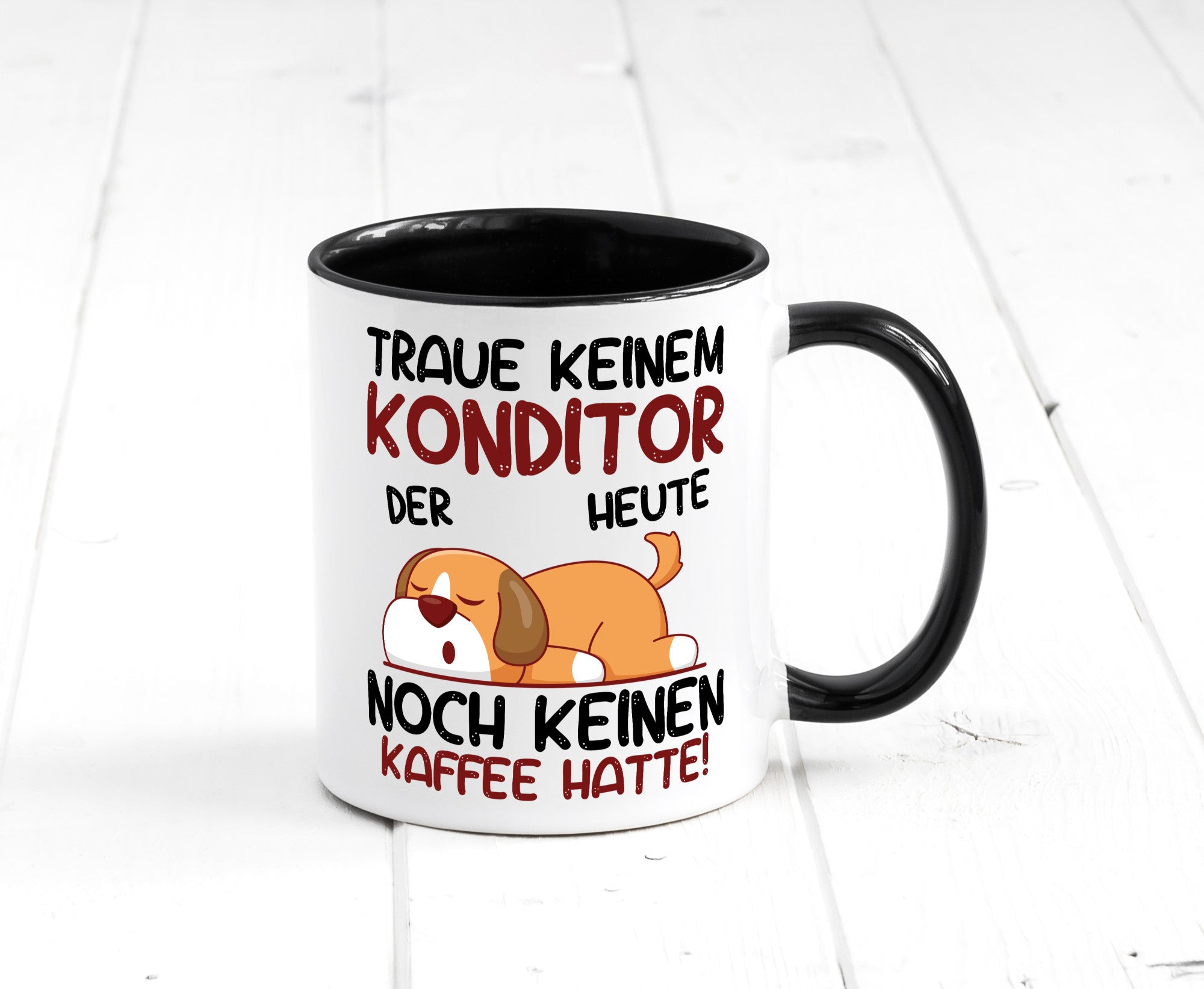 Traue keinem Konditor | Konditorei Humor Geschenkidee Tasse