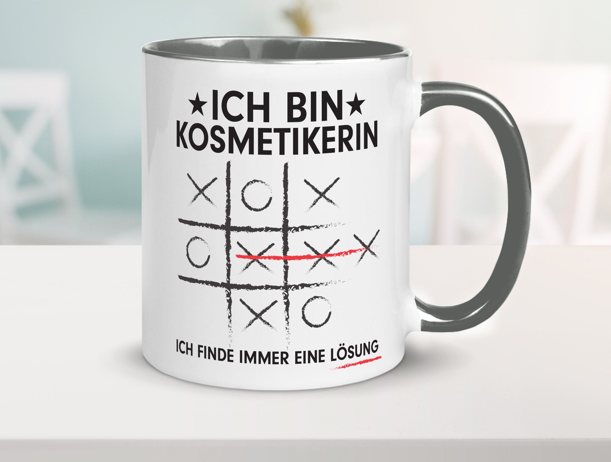 Löse Probleme: Kosmetikerin | Kosmetik Stylistin Geschenk Humor Geschenkidee