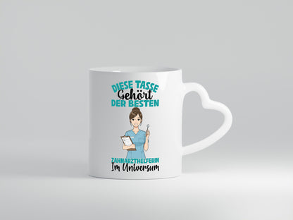 Im Universum: Zahnarzthelferin | Zahnmedizin Humor Geschenkidee Tasse