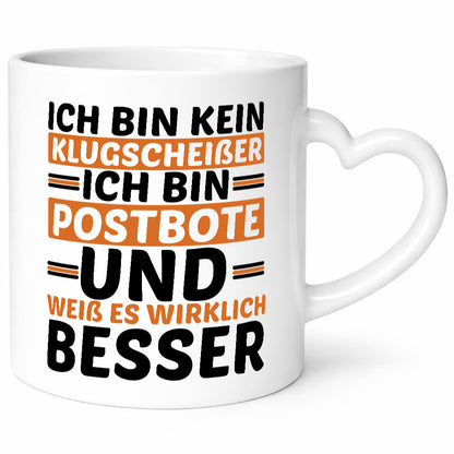 Bin kein Klugscheißer | Postbote Briefträger Paketdienst Humor Geschenkidee