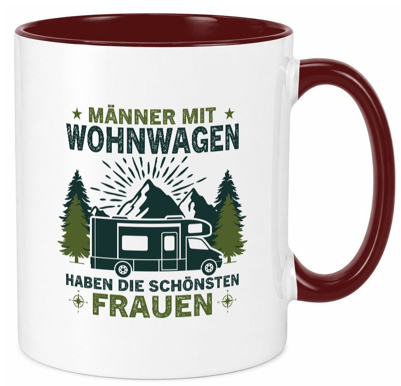 Männer mit Wohnwagen | Schönste Frauen Camping Humor Geschenkidee Tasse