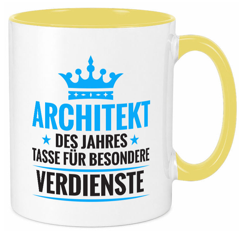 Besonderer Verdienst: Architekt | Architektur Büro Geschenkidee Arbeit Kollegen