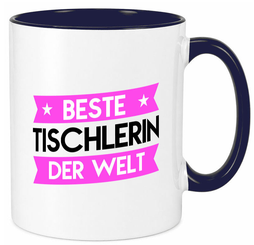 Beste Tischlerin | Tischlerei lustiger Spruch Geschenk Humor Geschenkidee Tasse