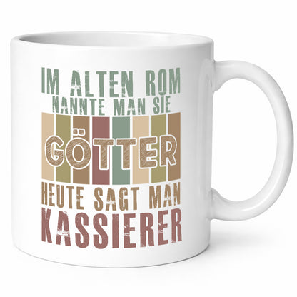 Heute sagt man: Kassierer lustig Humor Geschenkidee Geschenk Tasse
