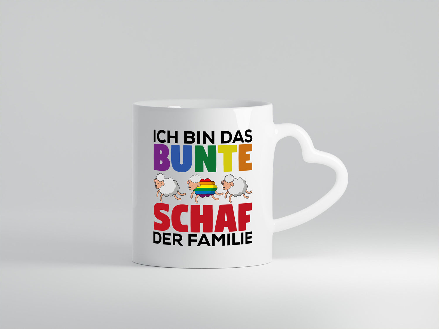 LGBTQ+ Tasse | Buntes Schaf Regenbogen Humor Geschenkidee