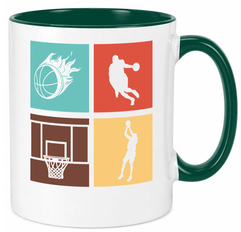 Basketball | Sportfan Slam Dunk Teamplayer NBA Humor Geschenkidee Tasse