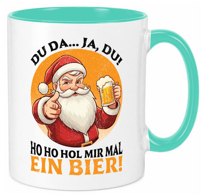 Hol mir mal ein Bier | Ugly Christmas Santa lustig Humor Geschenkidee Geschenk