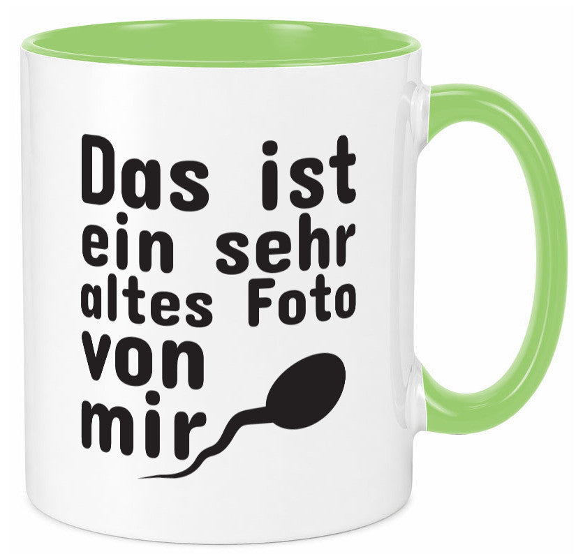 Sehr altes Foto von mir | lustige Tasse Männer Humor Geschenk Geschenkidee