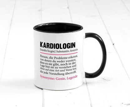 Kardiologin | Spruch lustig Kardiologie Beruf Geschenk Arbeit Kollegen Büro Tasse