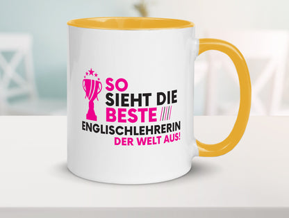 Die Weltbeste Englischlehrerin | Englisch Lehrerin Geschenk Humor Geschenkidee