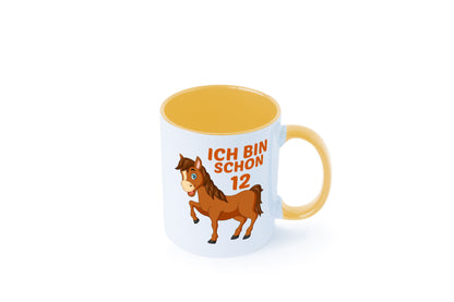 12. Geburtstag | Ich bin schon 12 Pferde Pony Geschenkidee Humor Tasse