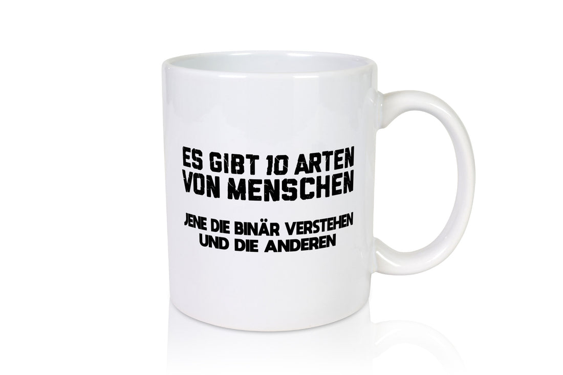 10 Arten von Menschen | Binär Humor Witz Spaß Geschenkidee Tasse