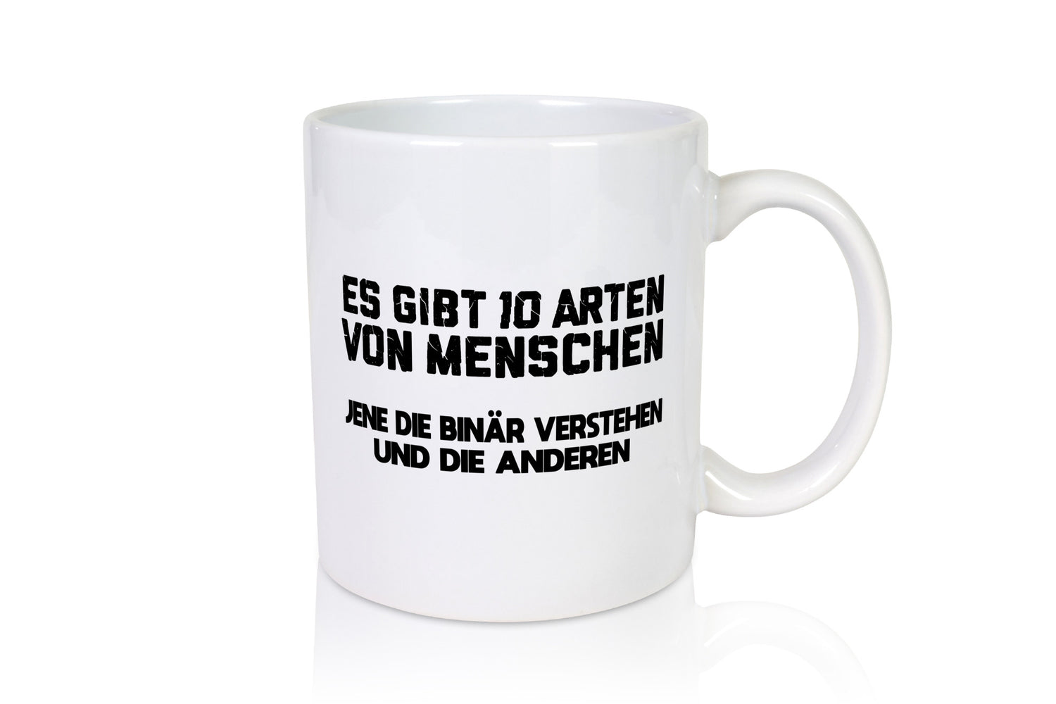 10 Arten von Menschen | Binär Humor Witz Spaß Geschenkidee Tasse