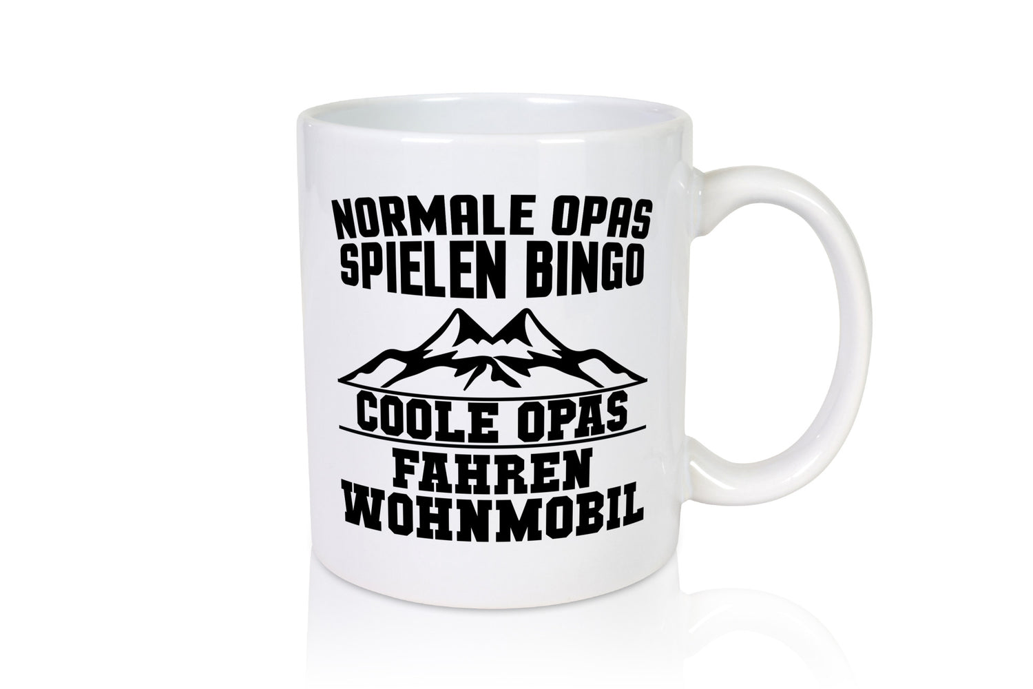 Opas spielen Bingo, coole fahren Wohnmobil | Berge Humor Familie Geschenkidee