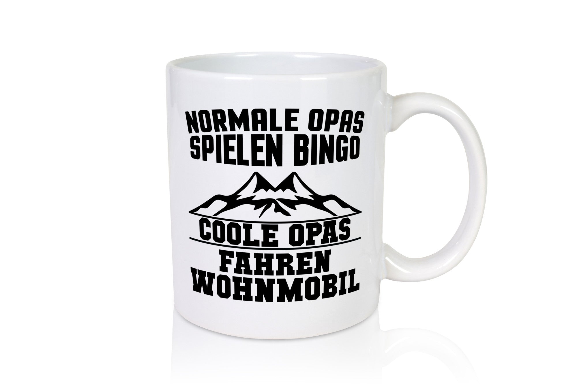 Opas spielen Bingo, coole fahren Wohnmobil | Berge Humor Familie Geschenkidee
