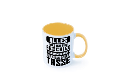 Zum Abschied | Kollegen Jobwechsel Büro Abschluss Geschenk Arbeit lustiger