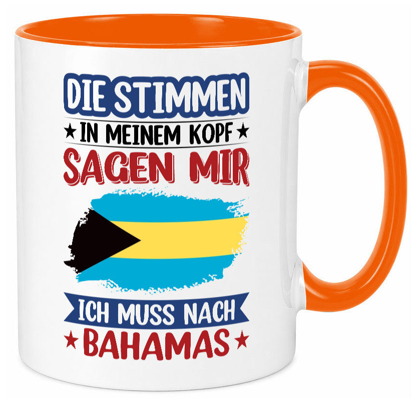 Bahamas | Urlaub Stimmen in meinem Kopf Traumland Geschenk Humor Geschenkidee