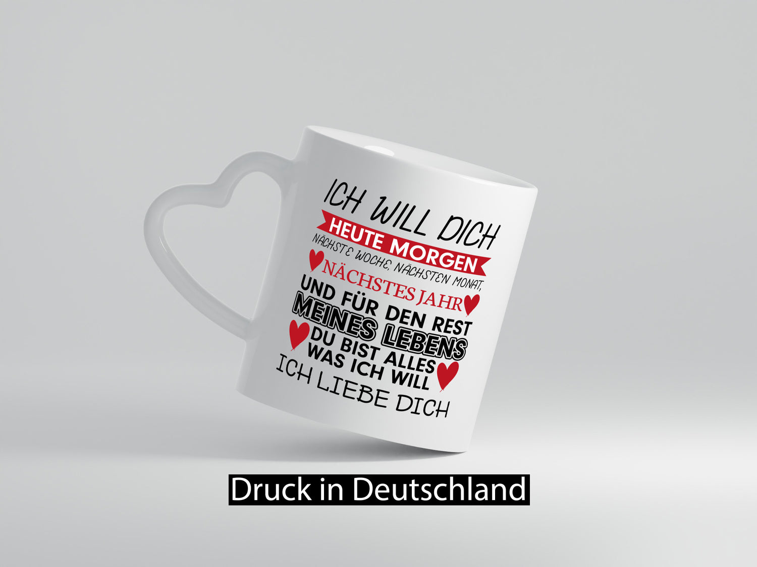 Ich liebe dich für immer Humor Geschenkidee Tasse
