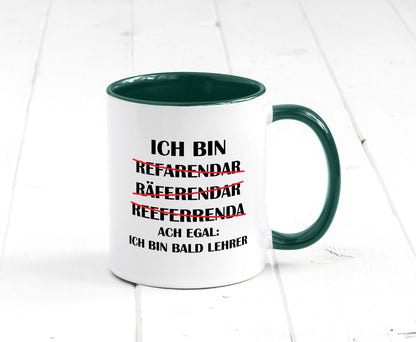 Ich bin bald Lehrer | Rechtschreibfehler lustig Humor Geschenkidee Geschenk