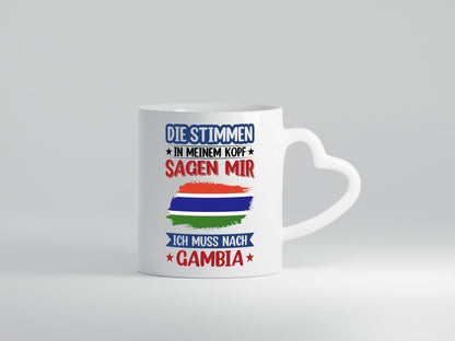Gambia | Urlaub Stimmen in meinem Kopf Traumland lustig Humor Geschenkidee
