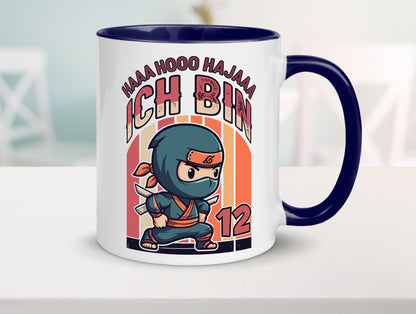 12. Geburtstag | Ninja Junge 12 Jahre Humor Geschenkidee Tasse