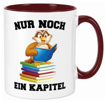 Nur noch ein Kapitel lustig Humor Geschenkidee Geschenk Tasse
