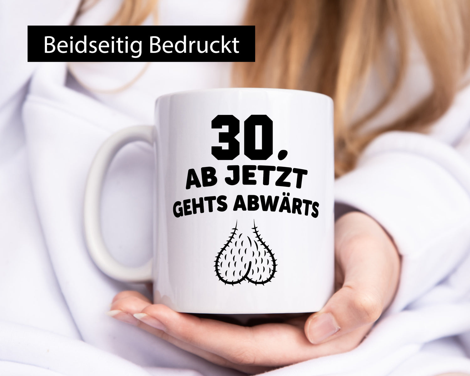 30 Jahre alt | Ab jetzt gehts abwärts lustiger Spruch Geschenk Humor